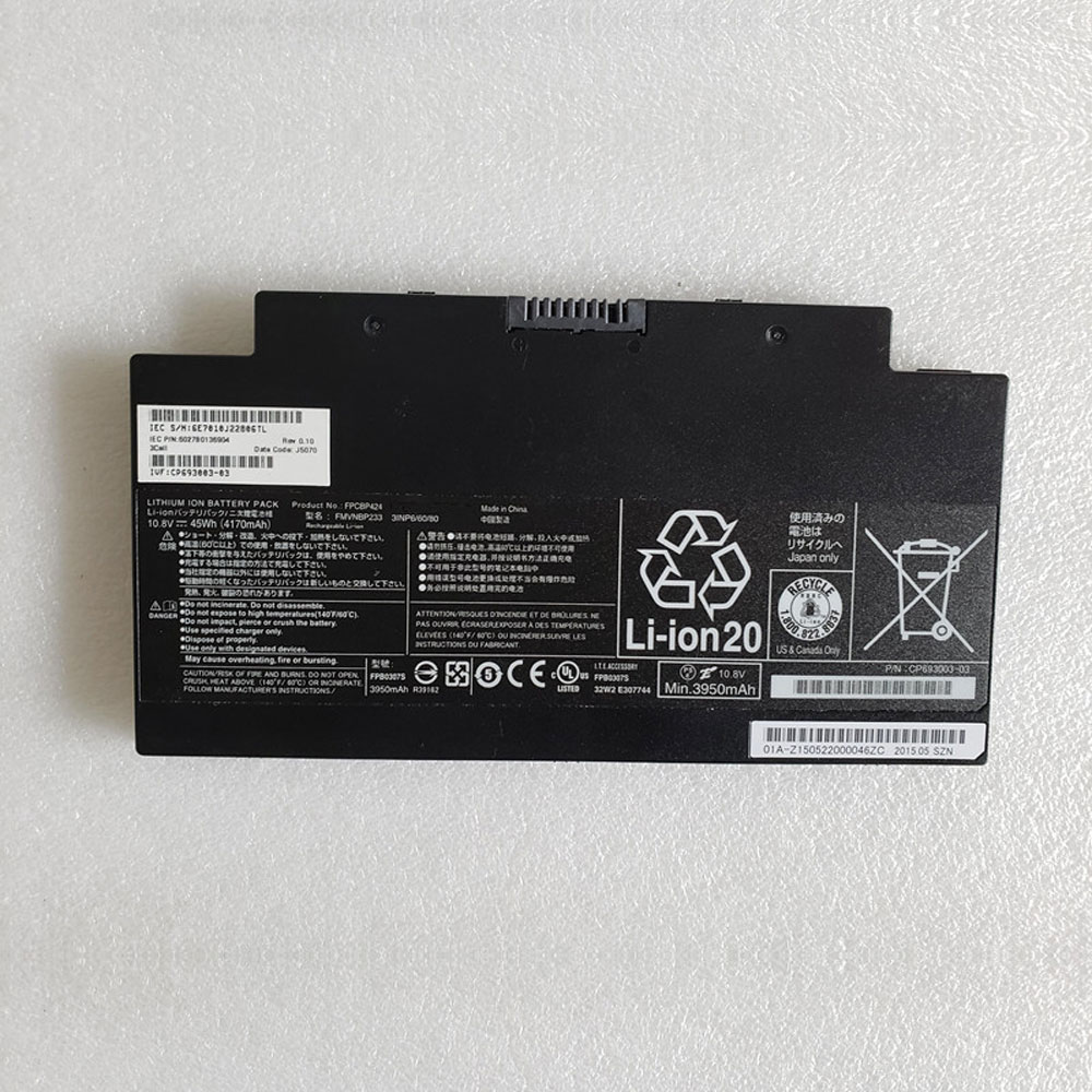 Batería para lifebook-AH77/fujitsu-FPCBP424